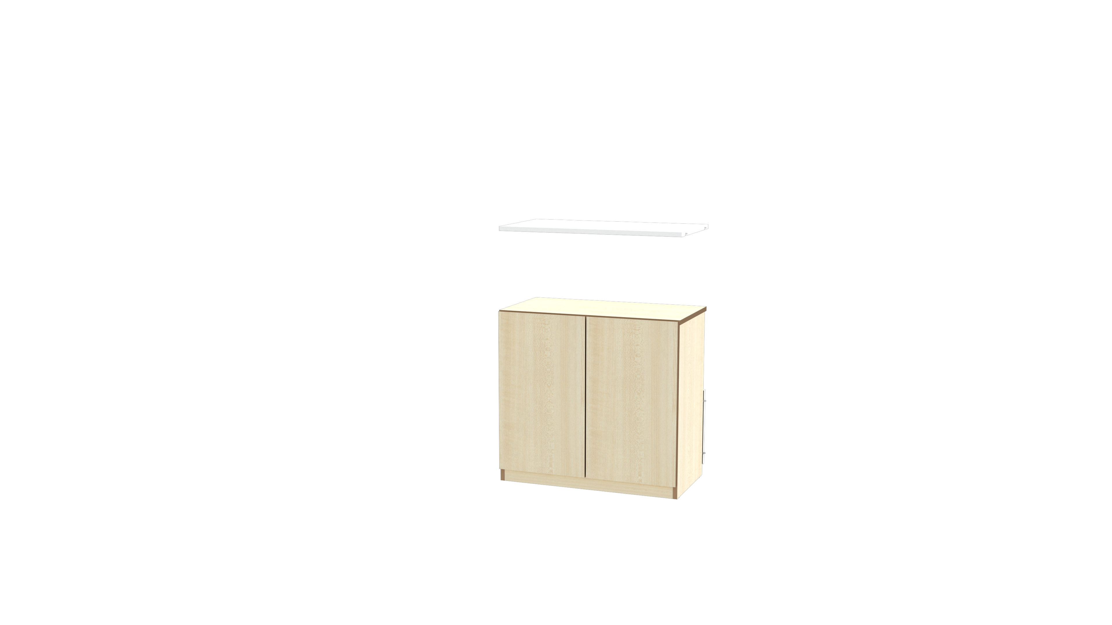 14001_화이트_뮤보_철제_3단_연결_메이플_2단올문_A